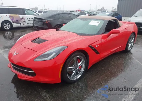 2016 Chevrolet Corvette Stingray из США, поврежденный, VIN 1G1YB3D75G5123482